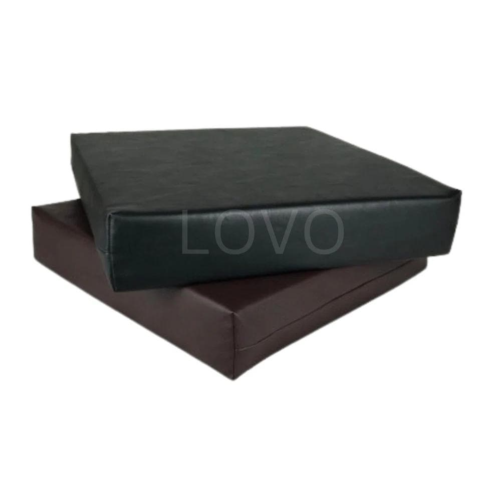 Image of Faux Leather Wheelchair Memory Foam Cushion Pressure Relief Seat Pad Zipped || ""}