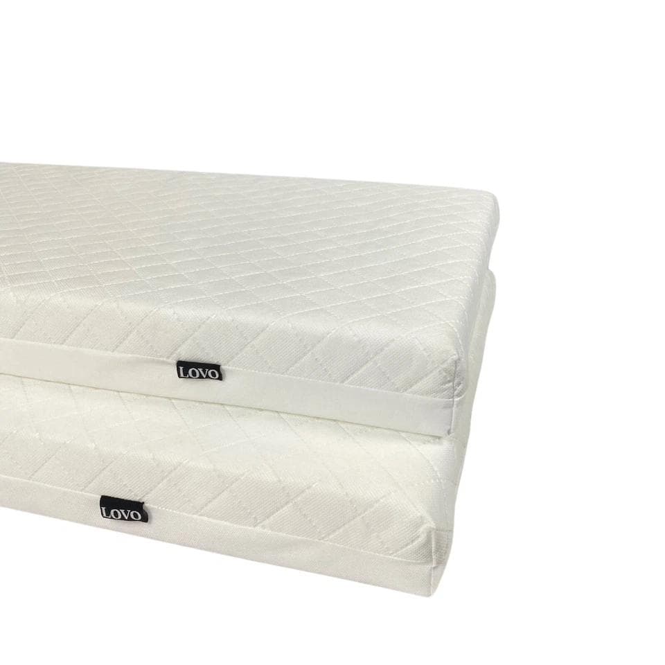 Image of Cot bed mattress, hypoallergenic breathable 120x60cm quilted cover || ""}